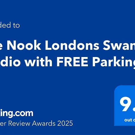 The Nook Londons Swanky Studio With Free Parking Exterior photo